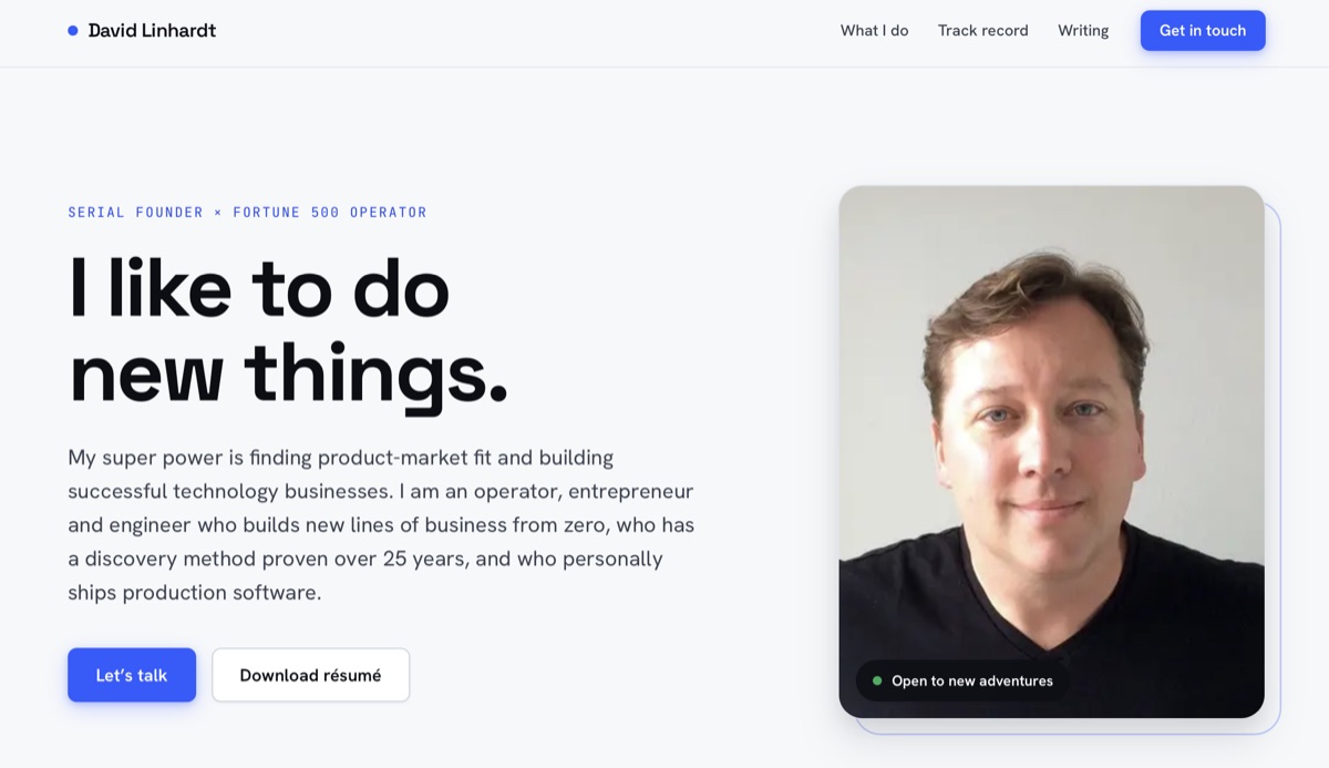 davelinhardt.com — Home page